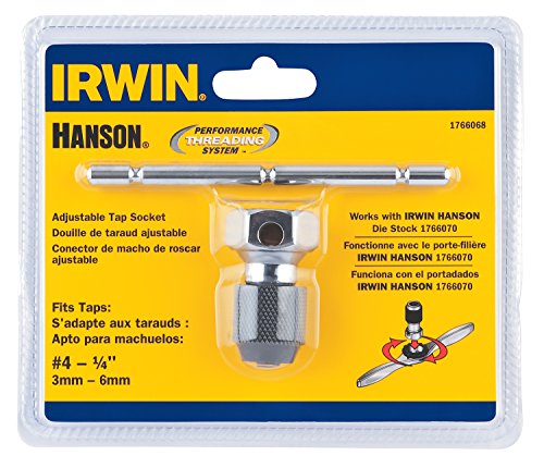Hanson 1766068 Pts T-Handle Tap Wrench Number 4 for Tap Die Extraction, 1/4" 141［並行輸入］