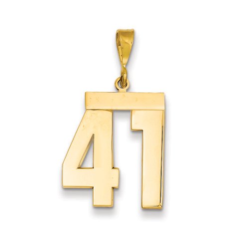 White - 【中古】【未使用・未開封品】14?Kイエローゴールド、アスレチックコレクション、大ポリッシュ数41ペンダント