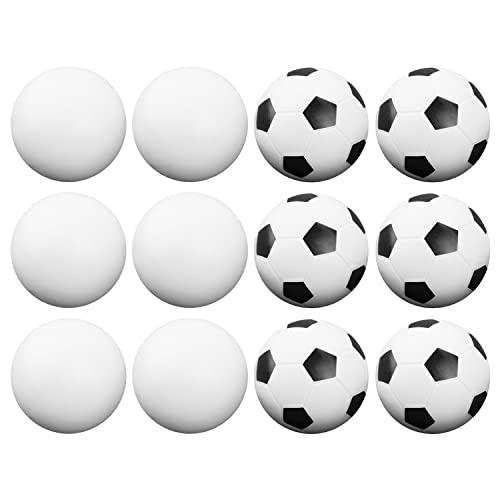 BrybellyホールディングスGFOO-003 12混合Foosballs、スムーズ6サッカースタイルと6を含みます