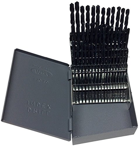 Drill America DWD60J-SET Drill Set Qualtech HSS Surface treated Jobbers #160 Wire Gauge Sizes, 60 pc by Drill America