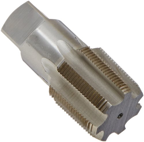 【中古】【未使用・未開封品】Drill America DWT Series Qualtech High-Speed Steel Pipe Tap, Uncoated (Bright) Finish, Round with Square End Shank, 1-1/2-11-1/2 NPT (P