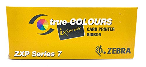 【中古】【未使用・未開封品】Zebra Technologies 800077-740 True Colors IX Series Color Ribbon for ZXP Series, 7 Compatible, Ymcko, 250 Labels per Roll