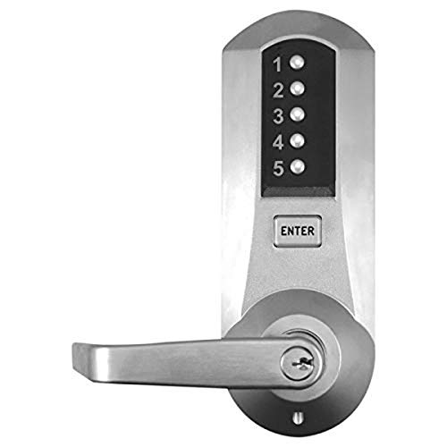 š̤ۡѡ̤ʡKaba 5021XKWL-26D-41 Cylindrical Push Button Lock With Lever Xk Ko Us26D, Satin Chrome by Simplex