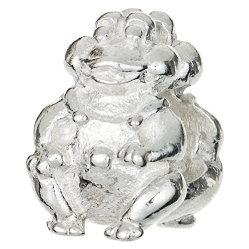 楽天AJIMURA-SHOP【中古】【未使用・未開封品】。925スターリングシルバーキュートFat Tree Frog Toadビーズ、ヨーロピアンチャームブレスレット