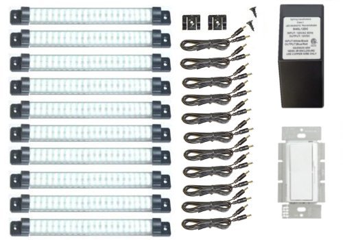 【中古】【未使用・未開封品】LEDハードワイヤキッチンキット ? 10個のクールホワイトデザイナーシリーズパネル ? LED調光システム 【中古】【未使用・未開封品】LEDハードワイヤキッチンキット ? 10個のクールホワイトデザイナーシリーズパネル ? LED調光システム