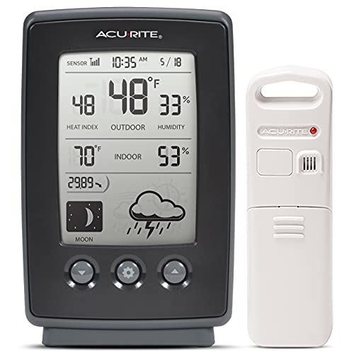 【中古】【未使用 未開封品】AcuRite 00829 Digital Weather Station with Forecast/Temperature/Clock/Moon Phase 141［並行輸入］