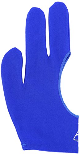 (Small, Blue) - Pro Series BG Reversible Three Fingered Billiard Glove