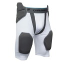 【中古】【未使用・未開封品】(YOUTH LARGE, WHITE) - CHAMPRO Adult Tri-Flex Integrated 5 Pad Girdle