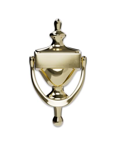 【中古】【未使用・未開封品】The Hillman Group 852393 7 Door Knocker - Solid Brass - Bright Brass Finish 1-Pack by The Hillman Group