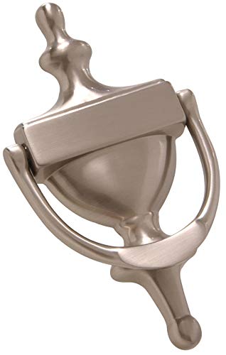 【中古】【未使用・未開封品】Theヒルマングループ852724?7?" Door Knocker???ソリッド真鍮???サテンニッケル仕上げ1パック 852724 1