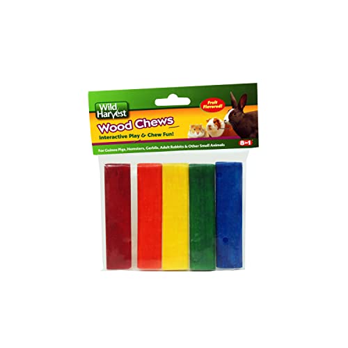 【中古】【未使用・未開封品】Wild Harvest P-84127 Colored Wood Chews for Small Animals, Fruit Flavored, 5-Count by Wild Harvest