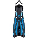 Tusa SF-22 Solla ouvert talon Plonge Palmes - Fish Tail Blue - Large / XLarge