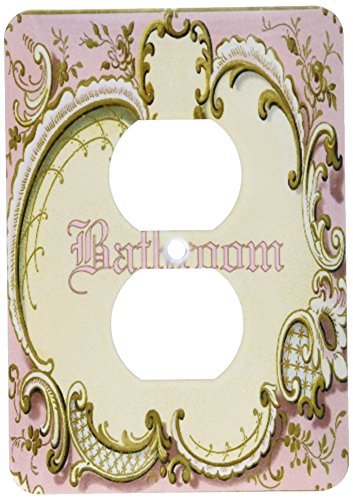 【中古】【未使用・未開封品】3drose LSP 163390?_ 6イメージのフランス語のヴィンテージBathroom Sign..