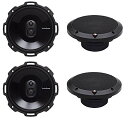 【中古】【未使用・未開封品】4) New Rockford Fosgate P1675 6.75 240W 3 Way Car Coaxial Audio Speakers Stereo by Rockford Fosgate