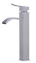 【中古】【未使用・未開封品】ALFI brand AB1158-PC Tall Polished Chrome Tall Square Body Curved Spout Single Lever Bathroom Faucet(4)