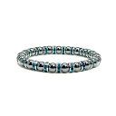 楽天AJIMURA-SHOP【中古】【未使用・未開封品】（12 - Blue Topaz） - Accents Kingdom Women's Magnetic Hematite Tuchi Simulated Pearl Bracelet