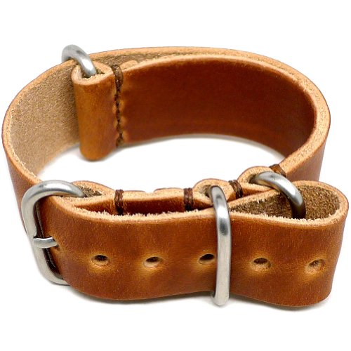 ����šۡ�̤���ѡ�̤�����ʡ�DaLuca NATO Watch Strap - Natural Dublin (Matte Buckle) : 26mm