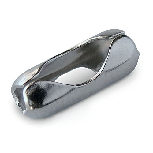 【中古】【未使用・未開封品】Lucky Line 真鍮ボールチェーンコネクター ニッケルメッキ 25個パック (3..