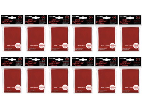 š̤ۡѡ̤ʡ(600x) Ultra PRO Red Deck Protectors Sleeves Standard MT...
