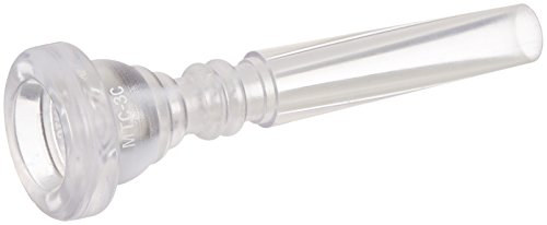 yÁzygpEJiz(3C, Clear) - Mutec MTC-3C-CL Trumpet 3C Clear Plastic Mouthpiece