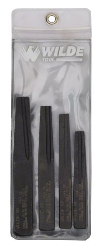 Wilde Tool 89/VP Screw Extractor Set Vinyl Pouch, 4-Piece by Wilde Tool
