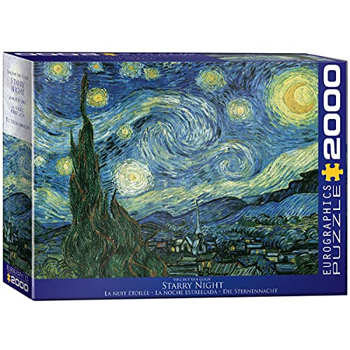 【中古】【未使用・未開封品】ジグソーパズル 2000ピース ユーログラフィックス 星月夜 8220-1204