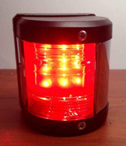 yÁzygpEJizMARINE BOAT RED PORT LED NAVIGATION LIGHT WATERPROOF BOATS UP TO 12M