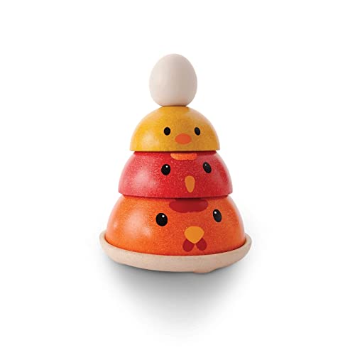 【中古】【未使用・未開封品】Plan Toys Chicken Nesting by PlanToys
