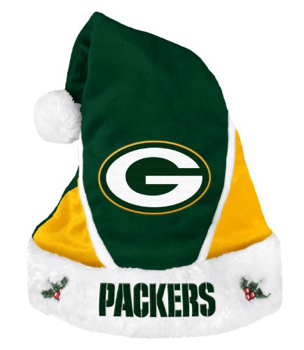 【中古】【未使用・未開封品】NFL Green Bay Packers 2014 Colorblock Santa Hat