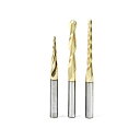 【中古】【未使用・未開封品】Amana Tool AMS-142 3-Pc CNC 2D and 3D Carving Ball Nose ZrN Coated...