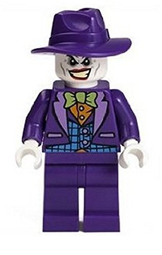 yÁzygpEJizLEGOR Joker Minifigure with Purple Hat (2014)