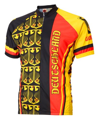 【中古】【未使用・未開封品】World Jerseys ドイツ サイクリング ジャージ 男性用半袖
