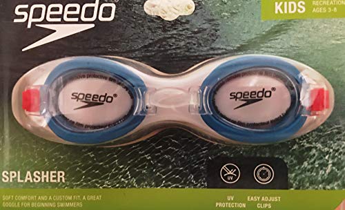 【中古】【未使用 未開封品】Kids Speedo Splasher Goggles - Blue/Clear