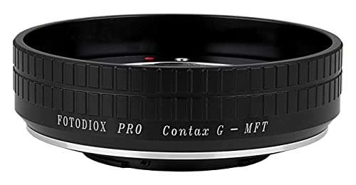 yÁzygpEJizFotodiox Pro Lens Mount Adapter Compatible with Select Contax G Lenses to Micro Four Thirds Cameras