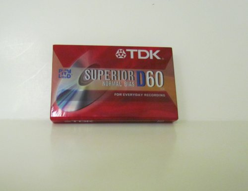 【中古】【未使用・未開封品】TDK D-60 音声グレード オーディオカセットテープ (2) 10パックまたは20テープ