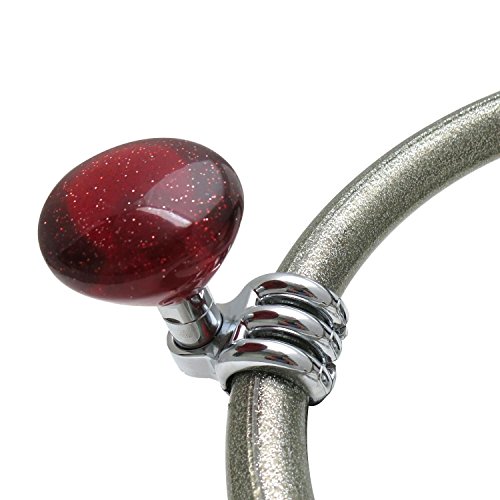 【中古】【未使用・未開封品】American Shifter 15667レトロシリーズレッドSuicide Brodyノブ半透明with Metal Flake