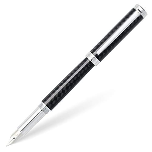 ����šۡ�̤���ѡ�̤�����ʡ�(Fountain Pen, Fine Nib, Carbon Fiber/Chrome) - Sheaffer Intensity...
