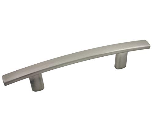 (10 Pack) - Cosmas 2363-3SN Satin Nickel Subtle Arch Cabinet Hardware Handle Pull - 7.6cm Hole Centres - 10 PACK