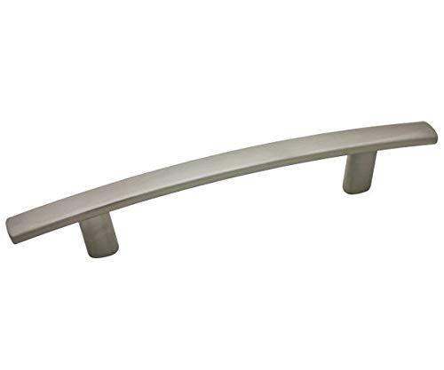 Cosmas 2363-96SN Satin Nickel Subtle Arch Cabinet Hardware Handle Pull - 3-3/4" (96mm) Hole Centres - 25 PACK
