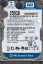 【中古】【未使用・未開封品】wd2500bpvt???22jj5t0?WesternデジタルWesternデジタル250?GB 5400?wd2500bpvt???22jj5t0?SATA t0?Laptop 2.5?