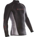 【中古】【未使用・未開封品】Sharkskin メンズ 防寒長袖シャツ ウェットスーツ、ブラック、XXL