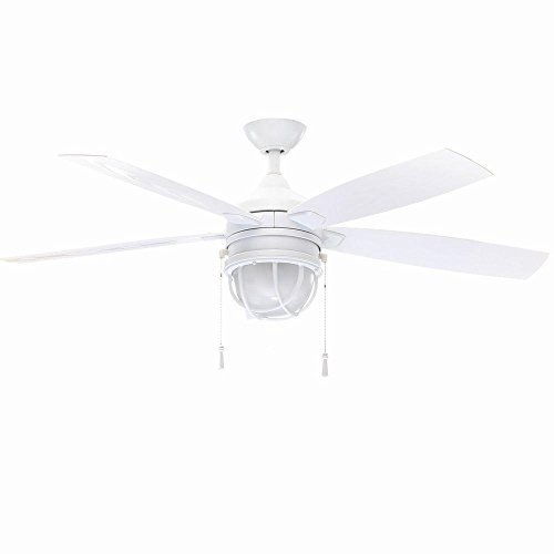 yÁzygpEJizHampton Bay Seaport 52 In. Indoor/outdoor White Ceiling Fan by Hampton Bay [sAi]