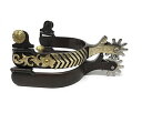 【中古】【未使用・未開封品】Western Show Spursシルバーバー彫刻フローラルメンズ