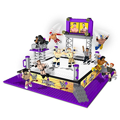 【中古】【未使用・未開封品】C3 WWE Wrestling Stack Down Set #21035 WrestleMania XXX Ring