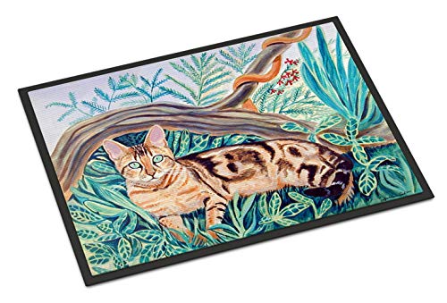 【中古】【未使用・未開封品】7139MAT??猫キャロラインの宝物 - メインクーン屋内または屋外マット - 18のx 27インチ