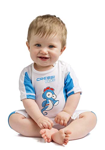 【中古】【未使用 未開封品】Cressi Babalooベビー乳児One Piece SwimラッシュガードSunsuit Small, (6-9 Months)