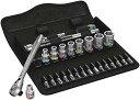 【中古】【未使用・未開封品】Wera(ヴェラ) 05004021001 | Zyklop メタルラチェットセット 8100 SA 11 レバー式 1/4