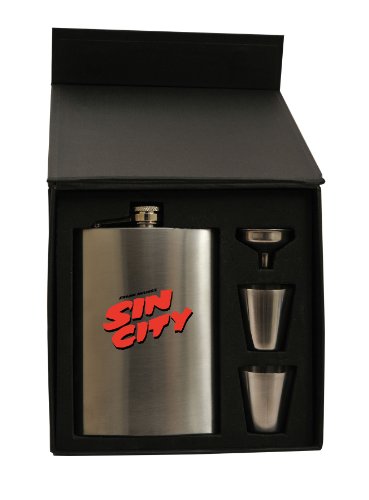 【中古】【未使用・未開封品】Diamond Select Toys Sin City Movie Logo Flask Gift Set [並行輸入品]