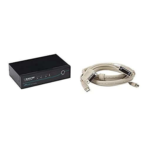 【中古】【未使用・未開封品】Black Box Corp サーブスイッチ DT DVI 4ポート エミュレーテッドUSBキーボード/マウスキット付き - 4コンピュータ - 1ローカルユーザー - 1920