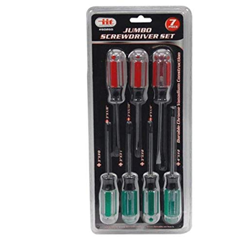 【中古】【未使用・未開封品】IIT 60260 Jumbo Screwdriver Set, 7-Piece by IIT [並行輸入品]